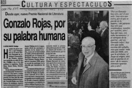 Gonzalo Rojas, por su palabra humana