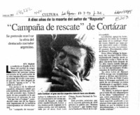 "Campaña de rescate" de Cortázar  [artículo].