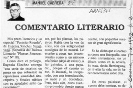 Pececito rosado  [artículo] Manuel Cabrera.
