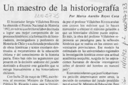 Un maestro de la historiografía  [artículo] Marco Aurelio Reyes Coca.