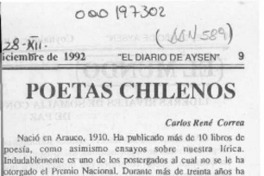 Poetas chilenos  [artículo].