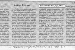 Antología de cuentos  [artículo] H. R. Cortés.