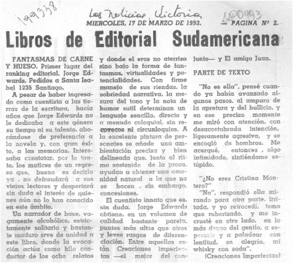 Libros de Editorial Sudamericana