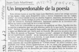 Un imperdonable de la poesía  [artículo] Carlos León Pezoa.