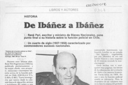 De Ibáñez a Ibáñez  [artículo] Jaime Quezada.