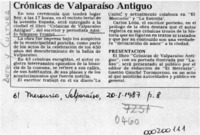 Crónicas de Valparaíso antiguo  [artículo].