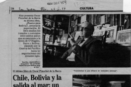Chile, Bolivia y la salida al mar, un siglo negociando  [artículo] Maura Brescia.
