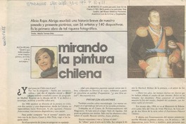 Mirando la pintura chilena  [artículo]María Teresa Diez.