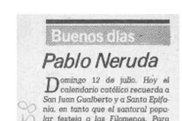 Pablo Neruda  [artículo] R.