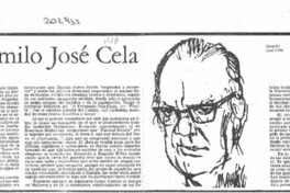 "Mi" Camilo José Cela  [artículo] Fernando Díaz-Plaja.