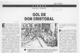 Gol de don Cristóbal  [artículo] Graciela Romero.