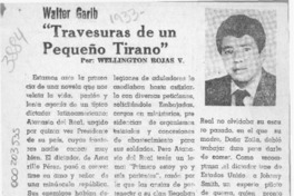 "Travesuras de un pequeño tirano"  [artículo] Wellington Rojas V.