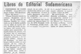 Libros de Edsitorial Sudamericana  [artículo].