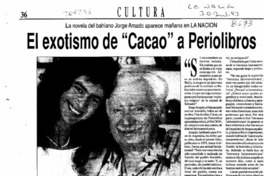 El Exotismo de "Cacao" a Periolibros  [artículo].
