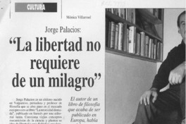 "La libertad no requiere de un milagro"  [artículo] Mónica Villarroel.
