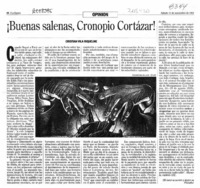Buenas salenas, cronopio Cortázar!  [artículo] Cristián Vila Riquelme.
