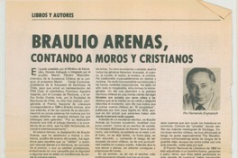 Braulio Arenas, contando a moros y cristianos