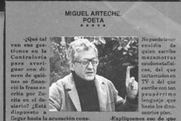 Miguel Arteche, poeta  [artículo].
