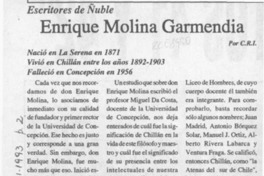 Enrique Molina Garmendia  [artículo] C. R. I.