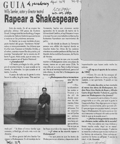 Rapear a Shakespeare