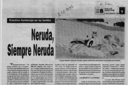 Neruda, siempre Neruda  [artículo].