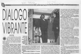 Diálogo vibrante  [artículo] Leopoldo Pulgar.