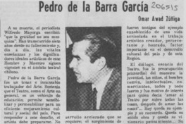 Pedro de la Barra García