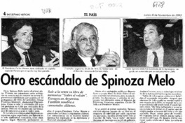 Otro escándalo de Spinoza Melo  [artículo].