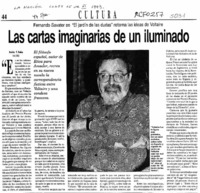 Las cartas imaginarias de un iluminado  [artículo] Andrés F. Rubio.