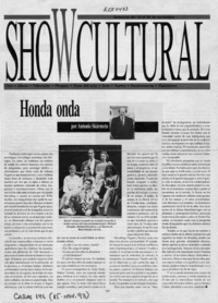 Honda onda  [artículo] Antonio Skarmeta.