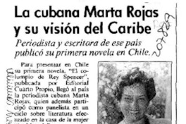 La Cubana Marta Rojas y su visión del Caribe  [artículo].