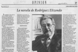 La novela de Rodríguez Elizondo