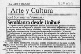 Semblanza desde Unihué  [artículo] Lucía Lezaeta.