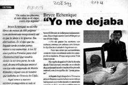 "Yo me dejaba querer"  [artículo] Mili Rodríguez Villouta.