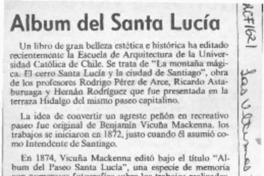 Album del Santa Lucía  [artículo].