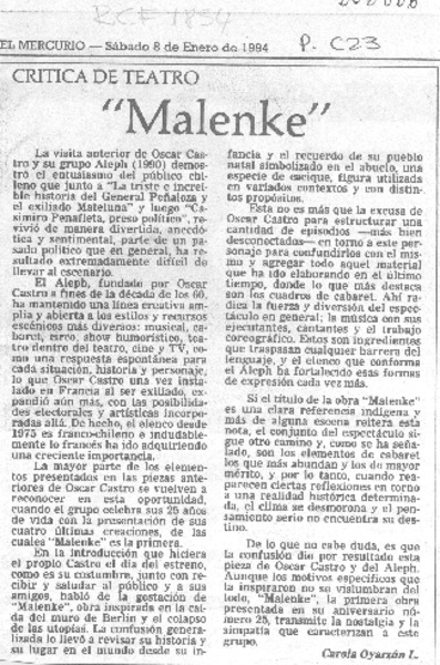 "Malenke"