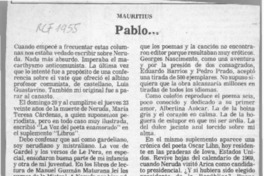 Pablo --  [artículo] Mauritius.
