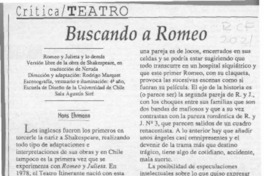 Buscando a Romeo  [artículo] Hans Ehrmann.