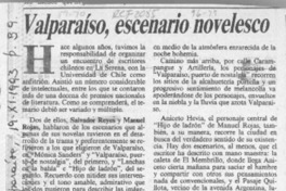 Valparaíso, escenario novelesco  [artículo] H. R. Cortés.