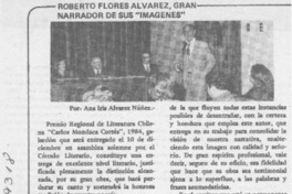 Roberto Flores Alvarez, gran narrador de sus "imágenes"