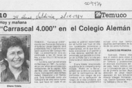 "Carrascal 4000" en el Colegio Alemán