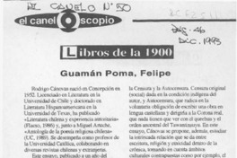 Guamán Poma, Felipe  [artículo] María Reyes Castro.