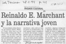 Reinaldo E. Marchant y la narrativa joven  [artículo] Jorge Silva A.