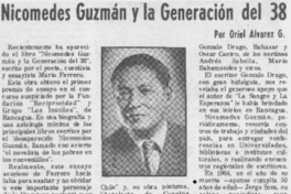Nicomedes Guzmán y la generación del 38