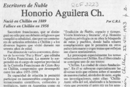 Honorio Aguilera Ch.  [artículo] C. R. I.