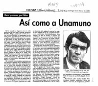 Así como a Unamuno le "dolía" España  [artículo] Filebo.