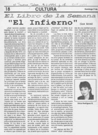 "El infierno"  [artículo] Silvia Rodríguez B.