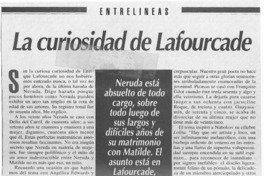 La curiosidad de Lafourcade  [artículo] Gonzalo Contreras.