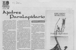 Ajedrez paralapidario  [artículo] Bernardo Chandía.