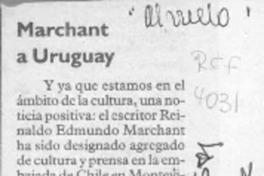 Marchant a Uruguay  [artículo].